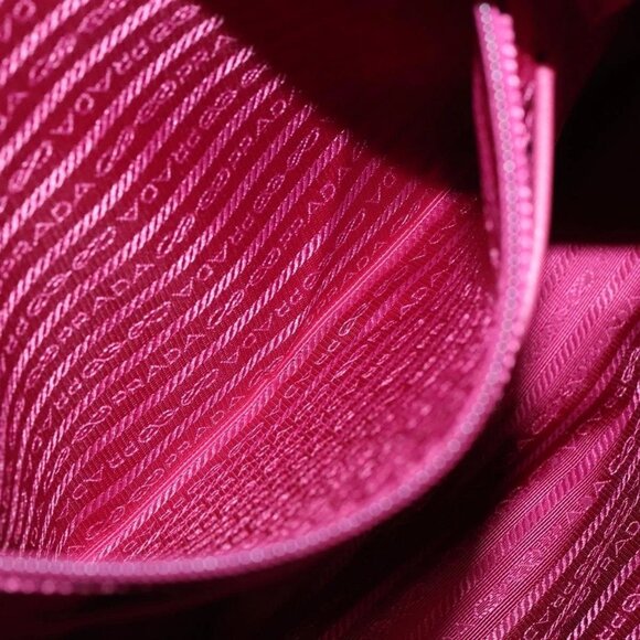 PRADA Tote Bag Nylon 2way Pink Silver Auth 138350 - Picture 14 of 16